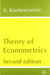 Theory Of Econometrics  by A. Koutsoyiannis