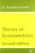 Theory Of Econometrics 