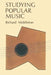 Studying Popular Music by Richard Middleton, Middleton Richard