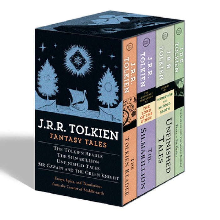 Tolkien Fantasy Tales Box Set (the Tolkien Reader, the Silmarillion, Unfinished Tales, Sir Gawain and the Green Knight): Essays, Epics, and Translatio by J. R. R. Tolkien