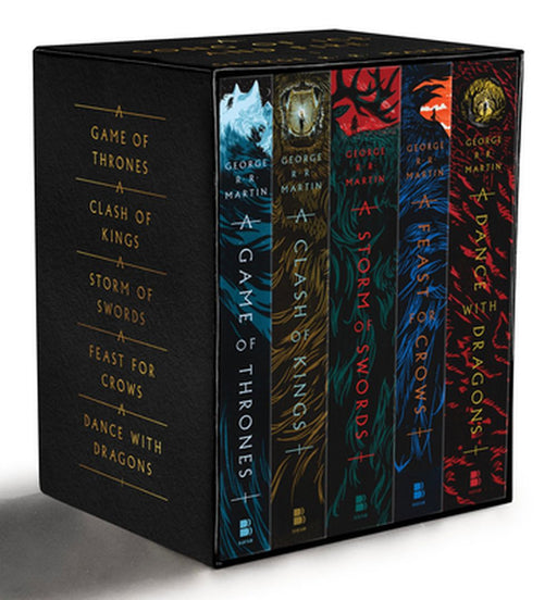 George R. R. Martin's a Game of Thrones 5-Book Boxed Set (Song of Ice and Fire Series): A Game of Thrones, a Clash of Kings, a Storm of Swords, a Feas by George R. R. Martin