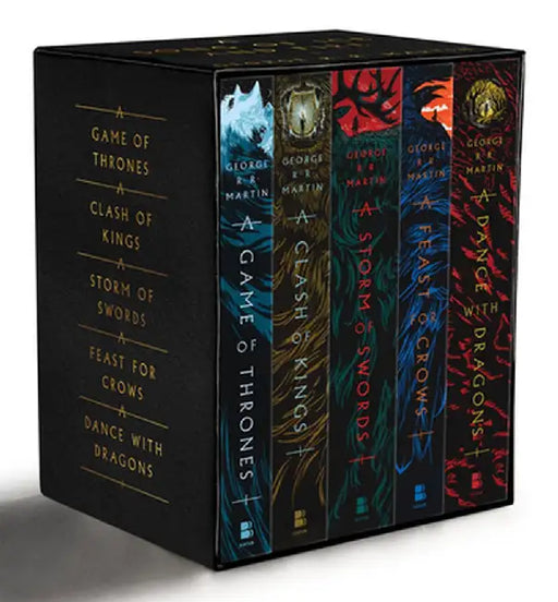 George R. R. Martin's a Game of Thrones 5-Book Boxed Set (Song of Ice and Fire Series): A Game of Thrones, a Clash of Kings, a Storm of Swords, a Feas by George R. R. Martin