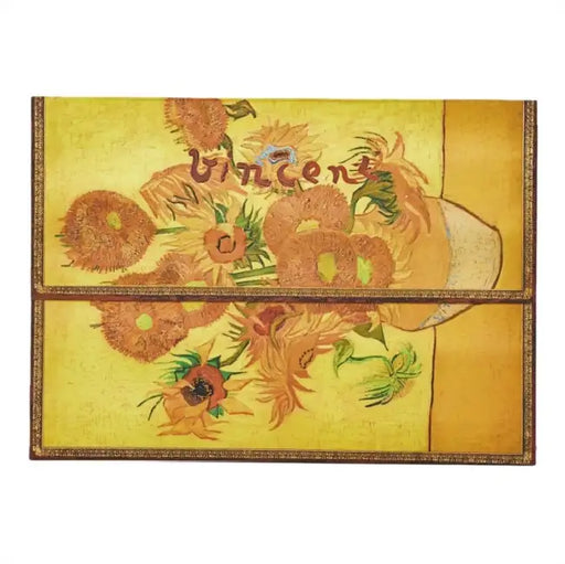 Van Gogh, Sunflowers Document Folder, the Van Gogh Museum Collection by Paperblanks (Embellished Manuscripts Collection) by Paperblanks