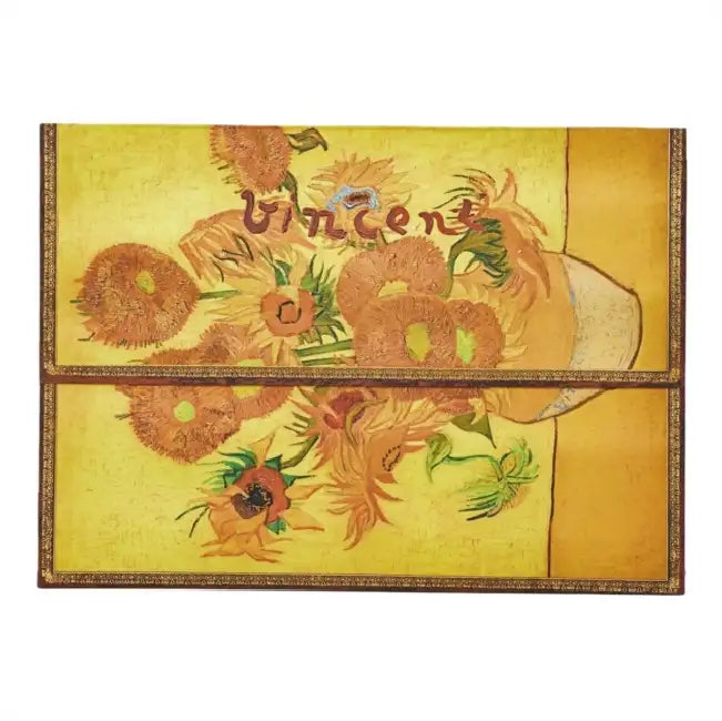 Van Gogh, Sunflowers Document Folder, the Van Gogh Museum Collection by Paperblanks (Embellished Manuscripts Collection) by Paperblanks