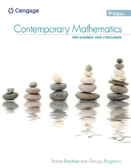 Contemporary Mathematics for Business & Consumers by Robert Brechner