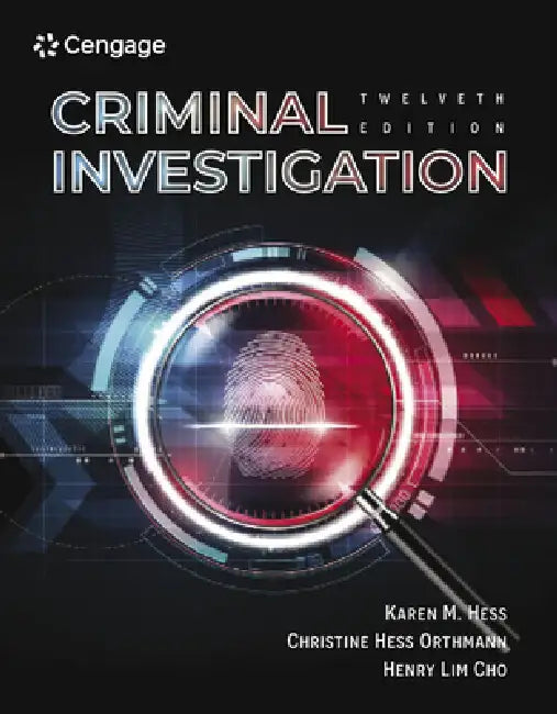Criminal Investigation by Kären Hess, Christine Hess Orthmann, Henry Cho