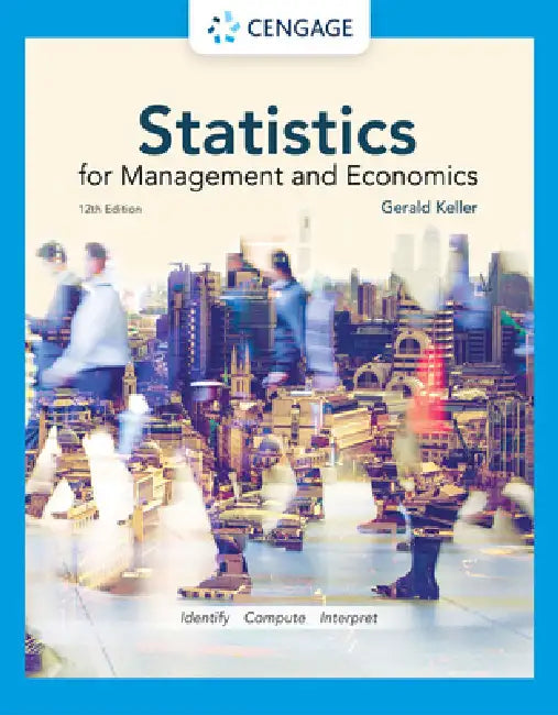 Statistics for Management and Economics by Gerald Keller