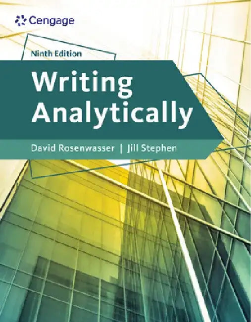 Writing Analytically by David Rosenwasser