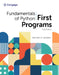 Fundamentals of Python: First Programs by Kenneth A. Lambert