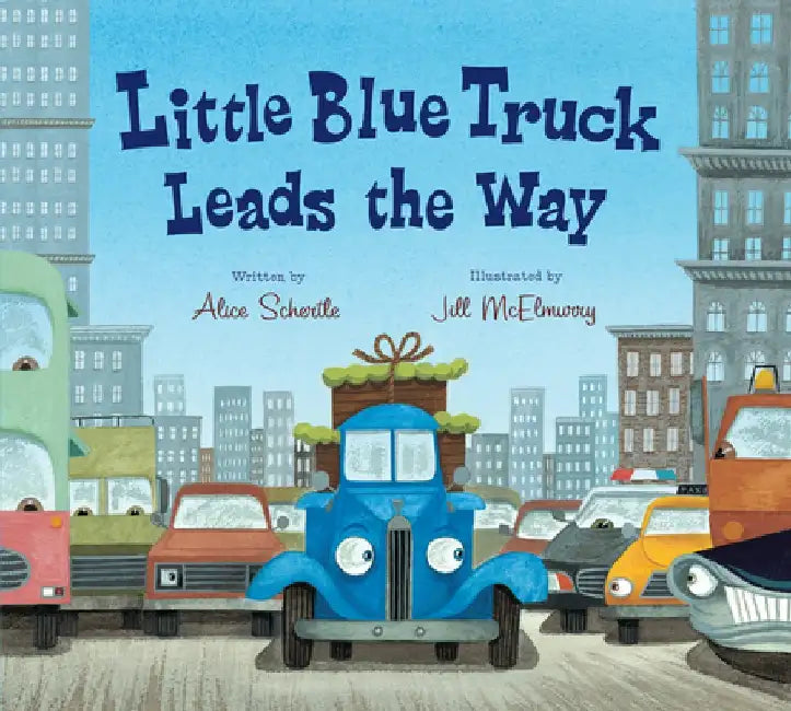 Little Blue Truck Leads the Way (Padded Board Book) by Alice Schertle