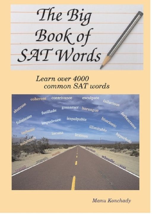 The Big Book of SAT Words by Manu Konchady
