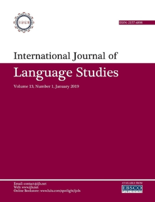 International Journal of Language Studies (IJLS) - volume 13(1) by Mohammad Ali Salmani Nodoushan