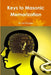 Keys to Masonic Memorization by Brian Ragain