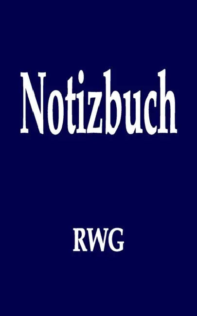 Notizbuch: 50 Seiten 5 "x 8" College Liniertes Papier by Rwg