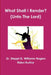 What Shall I Render? (Unto The Lord) by Steppi G. Williams-Rogers