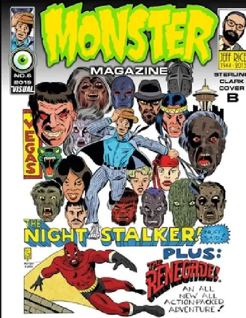 MONSTER MAGAZINE NO.6 COVER B by STERLING CLARK by Vance Capley