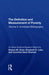 The Definition and Measurement of Poverty: Volume 2: Annotated Bibliography by Sharon M. Oster