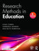 Research Methods in Education  by Louis Cohen