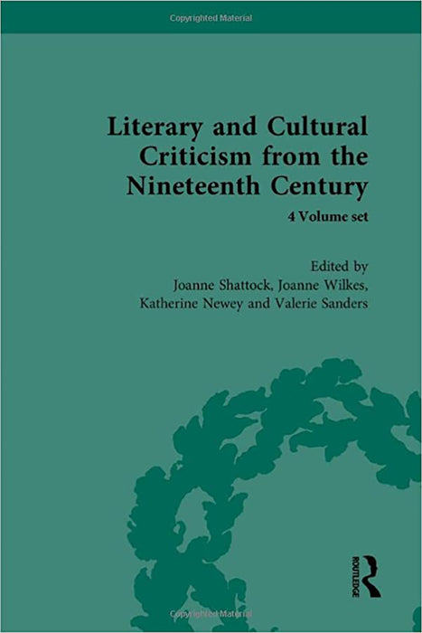 Literary and Cultural Criticism from the Nineteenth Century  (4 Vols. Set)