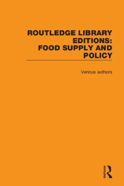 Food Supply and Policy