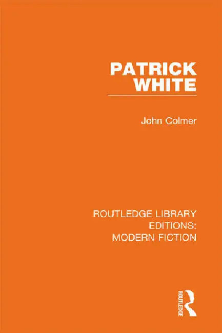 Patrick White by Colmer John