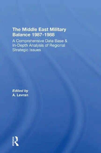 The Middle East Military Balance 1987-1988 by Aharon Levran