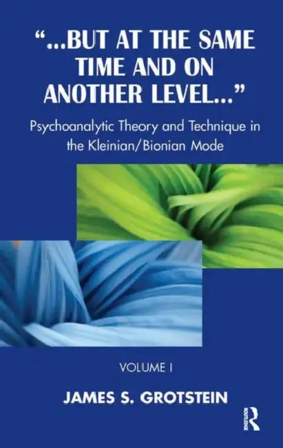 But at the Same Time and on Another Level: Psychoanalytic Theory and Technique in the Kleinian/Bionian Mode by S. Grotstein James