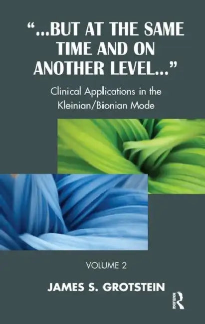 But at the Same Time and on Another Level: Clinical Applications in the Kleinian/Bionian Mode by S. Grotstein James