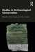 Studies in Archaeological Conservation by Chris Caple