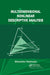 Multidimensional Nonlinear Descriptive Analysis by Shizuhiko Nishisato