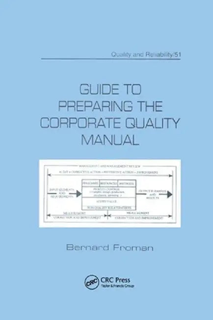 Guide to Preparing the Corporate Quality Manual by Bernard Froman