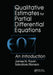 Qualitative Estimates for Partial Differential Equations: An Introduction by J N Flavin