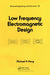 Low Frequency Electromagnetic Design by Michael P. Perry