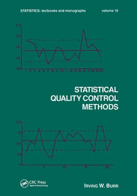 Statistical Quality Control Methods by Irving W. Burr