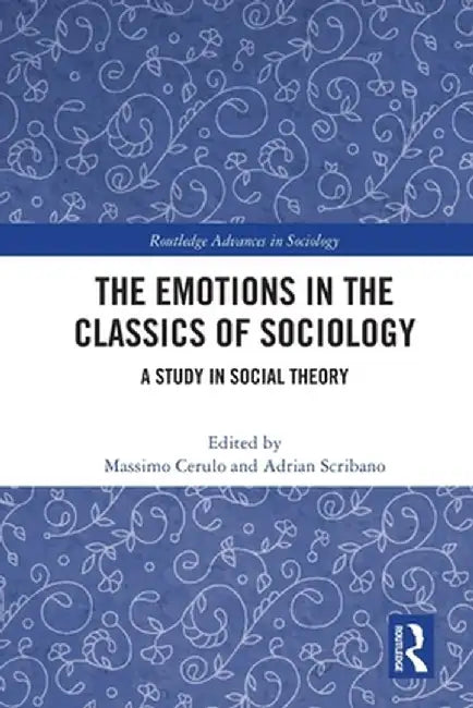 The Emotions In The Classics Of Sociology: A Study In Social Theory by Cerulo, Massimo