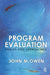 Program Evaluation: Forms and Approaches by Owen John M