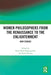 Women Philosophers from the Renaissance to the Enlightenment: New Studies by Ruth Edith Hagengruber