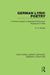 German Lyric Poetry: A Critical Analysis of Selected Poems from Klopstock to Rilke by Prawer Siegbert