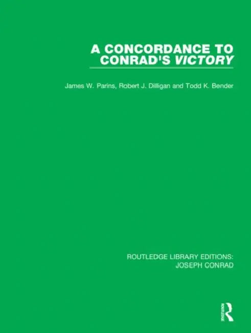 A Concordance to Conrad's Victory by Parins James W.
