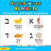 My First Hebrew Alphabets Picture Book with English Translations: Bilingual Early Learning & Easy Teaching Hebrew Books for Kids by Esther S
