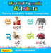 My First Kannada Alphabets Picture Book with English Translations: Bilingual Early Learning & Easy Teaching Kannada Books for Kids by Rupina S