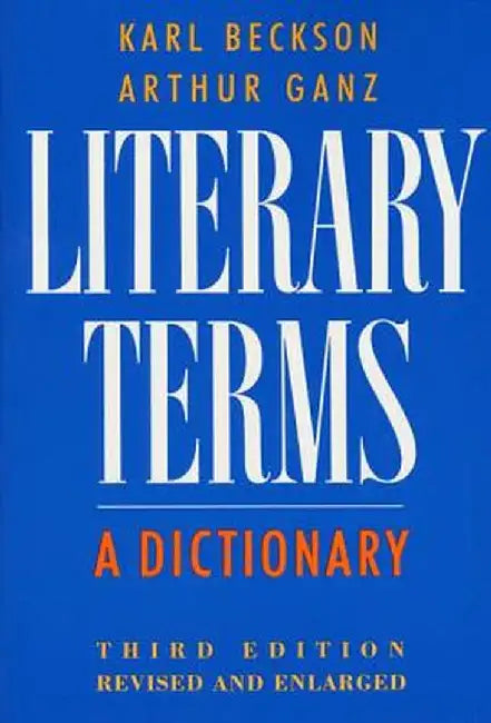 Literary Terms by Karl Beckson