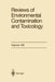Reviews of Environmental Contamination and Toxicology by George Ware