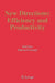 New Directions: Efficiency and Productivity by Rolf Färe, Shawna Grosskopf