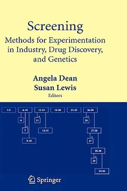 Screening: Methods for Experimentation in Industry, Drug Discovery, and Genetics by Angela Dean