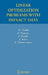 Linear Optimization Problems with Inexact Data by Miroslav Fiedler, Josef Nedoma, Jaroslav Ramik
