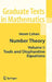 Number Theory, Volume 1: Tools and Diophantine Equations by Henri Cohen