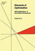 Elements of Optimization: With Applications in Economics and Business by Delia Koo