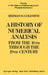 A History of Numerical Analysis from the 16th Through the 19th Century by H. H. Goldstine