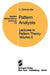 Lectures in Pattern Theory: Volume 2: Pattern Analysis by U. Grenander